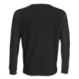 Футболка мужская PIONEER Long Sleeve,черный,S, 100% хлопок,175 г/м2
