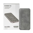 Универсальный аккумулятор EMBER 10 (10000мАч) с быстрой зарядкой, серый