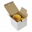 Коробка подарочная для кружки, размер 11*11*11 см., микрогофрокартон белый