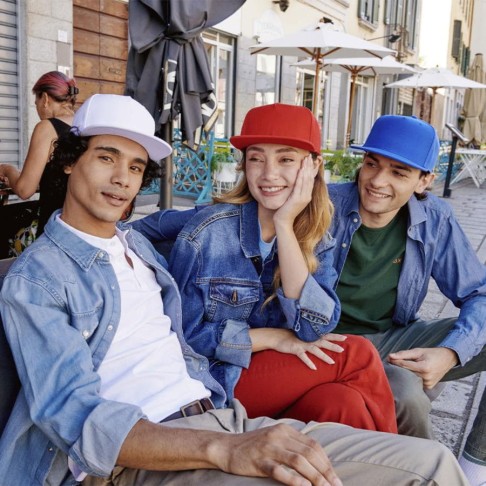 Бейсболка SNAP FIVE-S, 5 клиньев, пласт. застежка, серый, 100% переработанный полиэстер, 300 г/м2 Бейсболка SNAP FIVE-S, 5 клиньев, пласт. застежка, серый, 100% переработанный полиэстер, 300 г/м2