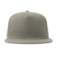Бейсболка SNAP FIVE-S, 5 клиньев, пласт. застежка, серый, 100% переработанный полиэстер, 300 г/м2