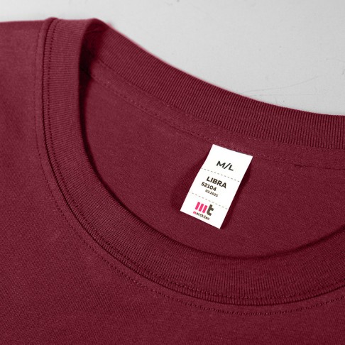 Футболка мужская оверсайз LIBRA, светло-бордовый, XL/2XL, 100% хлопок, 220 г/м2