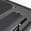 Набор подарочный KENNEDY: ежедневник, ручка и power bank в коробке  с ложементом