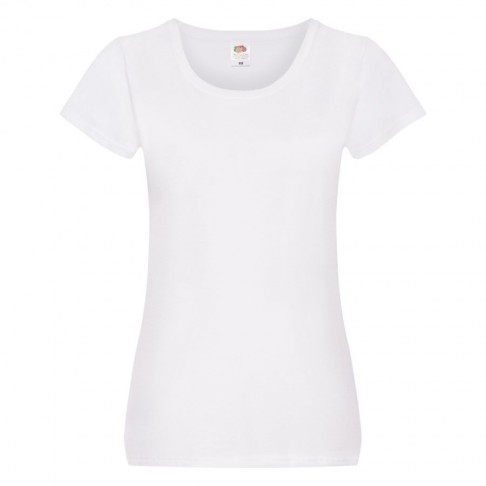 Футболка женская “Lady Fit Original T“, белый 2XL, 100% х/б, 140 г/м2