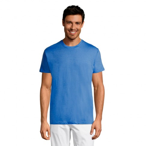 Футболка мужская REGENT ярко-синий, 5XL, 100% хлопок, 150 г/м2