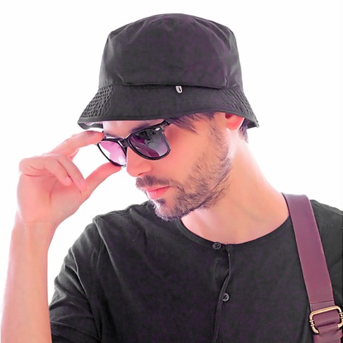 Панама BUCKET POCKET, темно-синий-серый, 100% нейлон, 85 г/м2 Панама BUCKET POCKET, темно-синий-серый, 100% нейлон, 85 г/м2