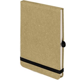 Блокнот MEMO, размер 90х140 мм,бежевый, блок в клетку