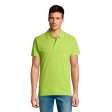 Рубашка поло мужская SUMMER II, зелёное яблоко, M, 100% хлопок, 170 г/м2