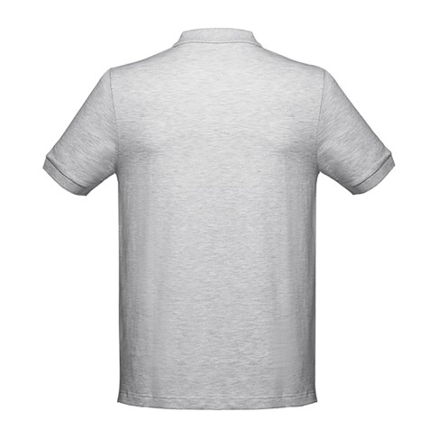 Рубашка-поло мужская ADAM, серый меланж, 4XL, 85% хлопок, 15% вискоза, плотность 195 г/м2 Рубашка-поло мужская ADAM, серый меланж, 4XL, 85% хлопок, 15% вискоза, плотность 195 г/м2