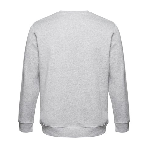 Толстовка мужская DELTA, серый меланж, S, 50% хлопок, 50% полиэстер, плотность 300 г/м2