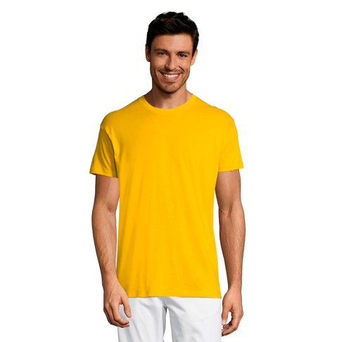 Футболка мужская REGENT солнечно-желтый, M, 100% хлопок, 150 г/м2