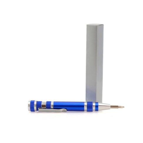 BLIZEN Мультиинструмент: набор из 6 отверток, синий, алюминий BLIZEN Мультиинструмент: набор из 6 отверток, синий, алюминий