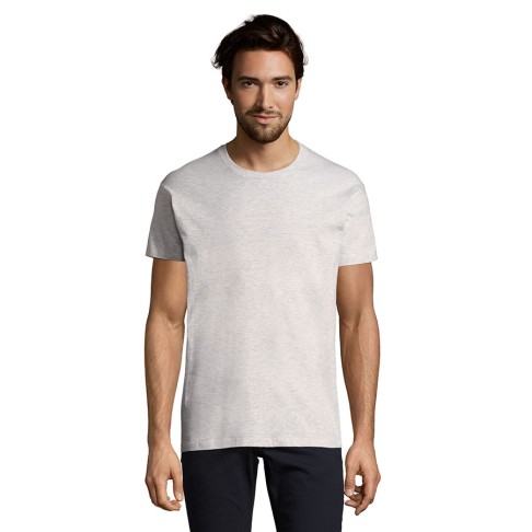 Футболка мужская IMPERIAL, светло-серый меланж, 2XL, 100% хлопок, 190 г/м2