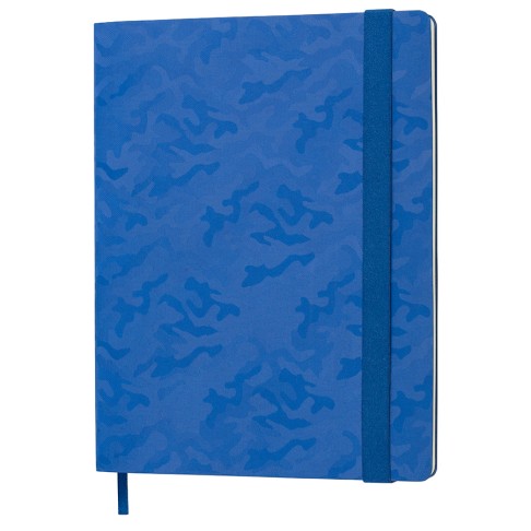 Бизнес-блокнот Tabby Biggy, гибкая обложка, в клетку, синий Бизнес-блокнот Tabby Biggy, гибкая обложка, в клетку, синий