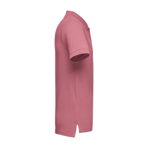 Рубашка-поло мужская ADAM, тёмно-розовый, XL, 100% хлопок, плотность 195 г/м2