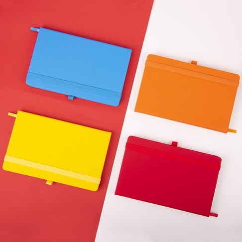 Бизнес-блокнот А5 FLIPPY, красный, твердая обложка, в линейку