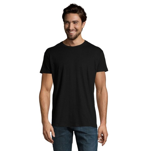 Футболка мужская IMPERIAL, глубокий черный, XXL, 100% хлопок, 190 г/м2