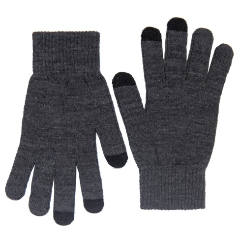Набор подарочный GET WARM-2: перчатки, шапка, термос; серый
