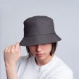 Панама BRIM, тёмно-серый, 100% хлопок, твил, 250 г/м2