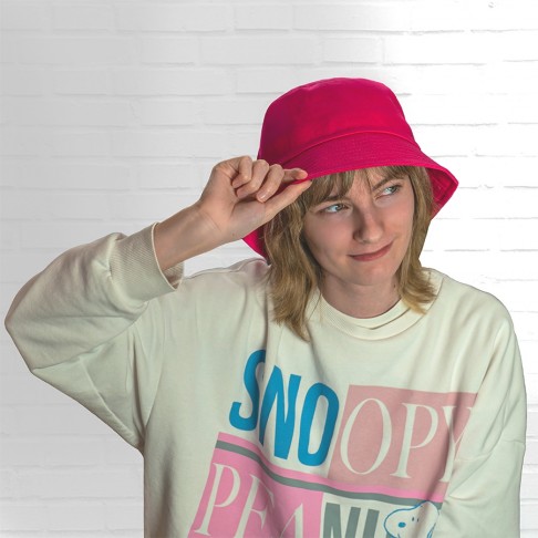Панама BRIM, фуксия, 100% хлопок, твил, 250 г/м2