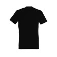 Футболка мужская IMPERIAL, глубокий черный, XS, 100% хлопок, 190 г/м2