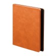 Ежедневник недатированный Solas, формат А5, с магнитом, оранжевый, кремовый блок в линейку