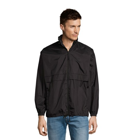 Ветровка мужская SURF, чёрный, S, 100% нейлон, 210T Ветровка мужская SURF, чёрный, S, 100% нейлон, 210T