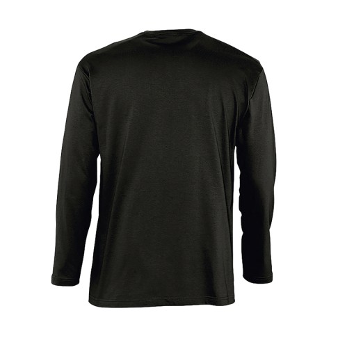 Футболка мужская с длинным рукавом MONARCH, глубокий черный, L, 100% хлопок, 150 г/м2