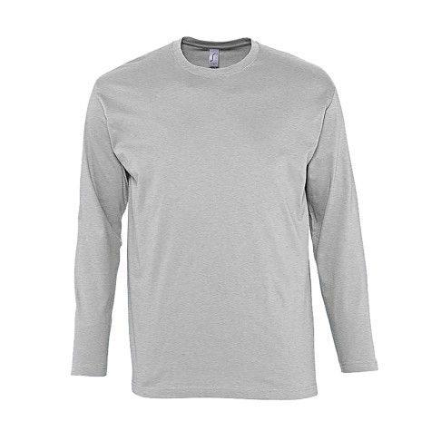 Футболка мужская с длинным рукавом MONARCH, серый меланж, XL, 85% хлопок, 15% вискоза, 150 г/м2