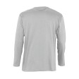 Футболка мужская с длинным рукавом MONARCH, серый меланж, XL, 85% хлопок, 15% вискоза, 150 г/м2