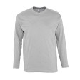 Футболка мужская с длинным рукавом MONARCH, серый меланж, XXL, 85% хлопок, 15% вискоза, 150 г/м2
