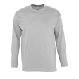 Футболка мужская с длинным рукавом MONARCH, серый меланж, 5XL, 85% хлопок, 15% вискоза, 150 г/м2