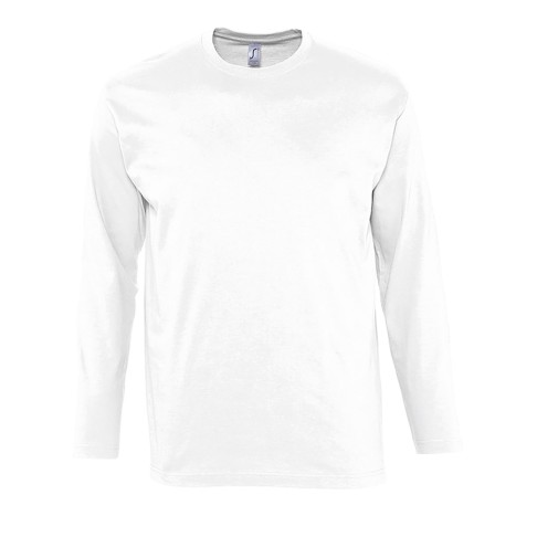 Футболка мужская с длинным рукавом MONARCH, белый, 5XL, 100% хлопок, 150 г/м2