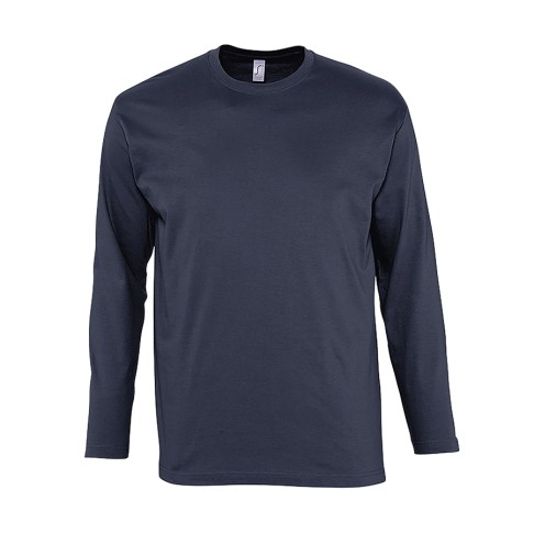 Футболка мужская с длинным рукавом MONARCH, темно-синий, XXL, 100% хлопок, 150 г/м2