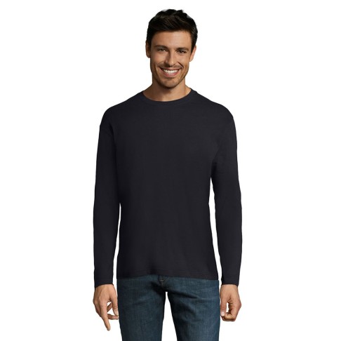 Футболка мужская с длинным рукавом MONARCH, темно-синий, XXL, 100% хлопок, 150 г/м2