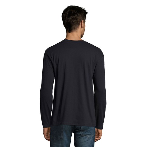 Футболка мужская с длинным рукавом MONARCH, темно-синий, XXL, 100% хлопок, 150 г/м2