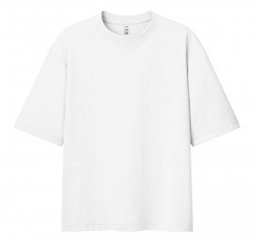 Футболка мужская оверсайз LIBRA, белый, M/L, 100% хлопок, 220 г/м2