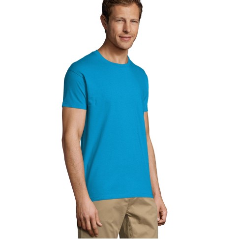 Футболка мужская IMPERIAL, лазурный, L, 100% хлопок 190г/м2