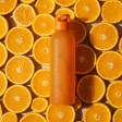 Бутылка для воды LIQUID 2, 550мл. матовая, оранжевая, пластик