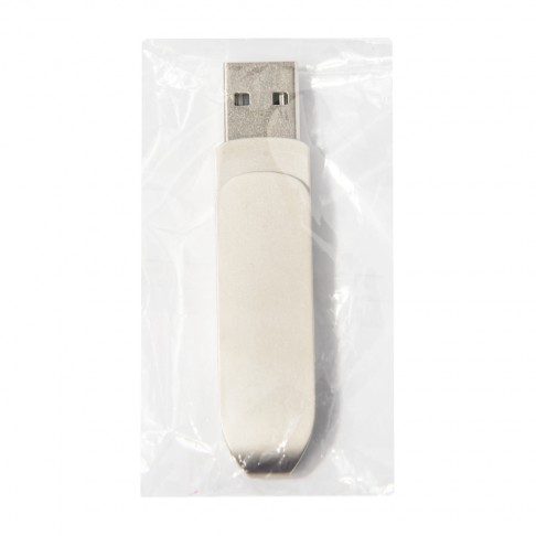 USB flash-карта CIRCLE OTG Type-C (32Гб), серебристая, 6,5х1,5х0,82 см, металл