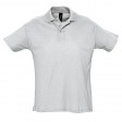 Рубашка поло мужская SUMMER II, светло-серый меланж, 2XL, 100% хлопок, 170 г/м2
