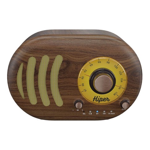 Колонка беспроводная RETRO S, цвет коричневый 