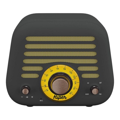 Колонка беспроводная RETRO L, цвет серый 