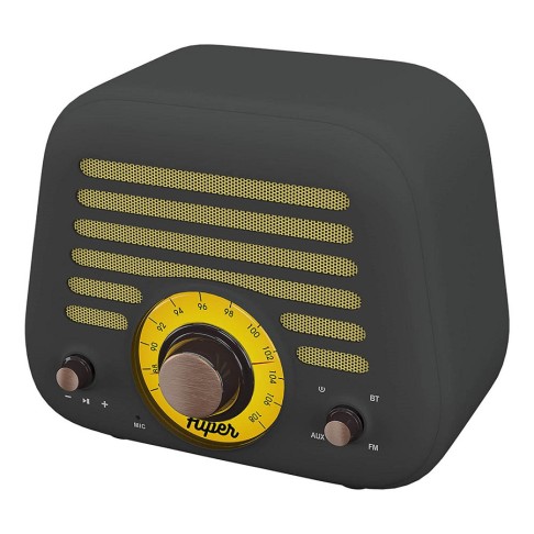 Колонка беспроводная RETRO L, цвет серый 