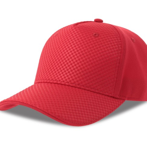 Бейсболка GEAR-S, 5 клиньев, заст. на липучке, красный,100% п-й п-э/95% п-й п-э, 5% э-н, 300 г/м2