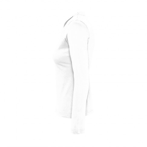 Футболка женская с длинным рукавом MAJESTIC, белый, XL, 100% хлопок, 150 г/м2