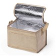Термосумка ZAYKA; 21 x 15 x 15 см; ламинированная бумага 105 г/м2,  алюминий, бежевый