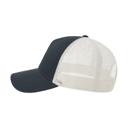 Бейсболка RAPPER COTTON-S, п. заст, 5 клин, т.-син/бел, 80% х-к, 20% п-й х-к/100% п-й п/э, 280 г/м2