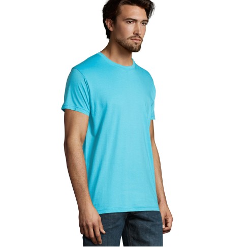 Футболка мужская IMPERIAL, светло-голубой, XL, 100% хлопок 190г/м2