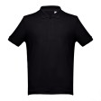 Рубашка-поло мужская ADAM, черный, XXL, 100% хлопок, плотность 195 г/м2